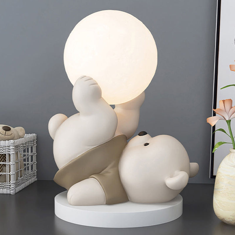 Teddy Bear Moon Lamp – A Cozy Glow for a Warm & Comforting Atmosphere