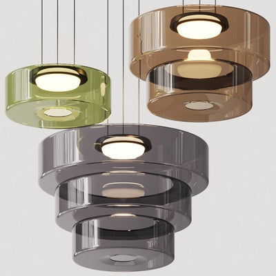 Moon Pendant Light – Elegant Glass Hanging Lamp with Adjustable Suspension (12W LED, Warm Light)