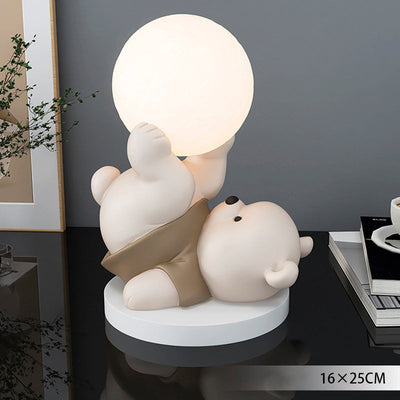 Teddy Bear Moon Lamp – A Cozy Glow for a Warm & Comforting Atmosphere