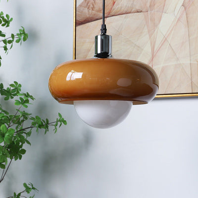 Bauhaus Coffee Glass Pendant Light – A Fusion of Art & Functionality