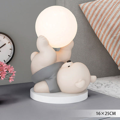 Teddy Bear Moon Lamp – A Cozy Glow for a Warm & Comforting Atmosphere
