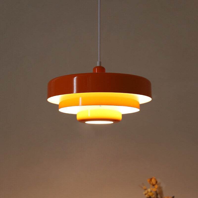 Vintage Multi-Layered Pendant Light – A Fusion of Modern Elegance & Retro Charm