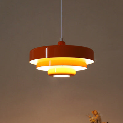 Vintage Multi-Layered Pendant Light – A Fusion of Modern Elegance & Retro Charm