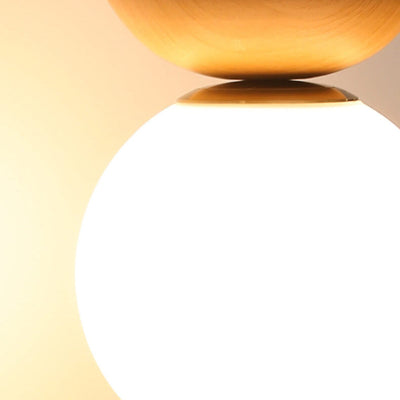 Log Japanese Pendant Lamp – Minimalist LED Ceiling Light with Adjustable Colour Modes