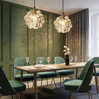 Petal Glass Pendant Light – Elegant Floral-Inspired Hanging Lamp (E27, Adjustable 150cm)