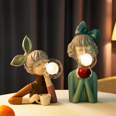 Artisan Sisters Table Lamp – Handcrafted Elegance for Your Home