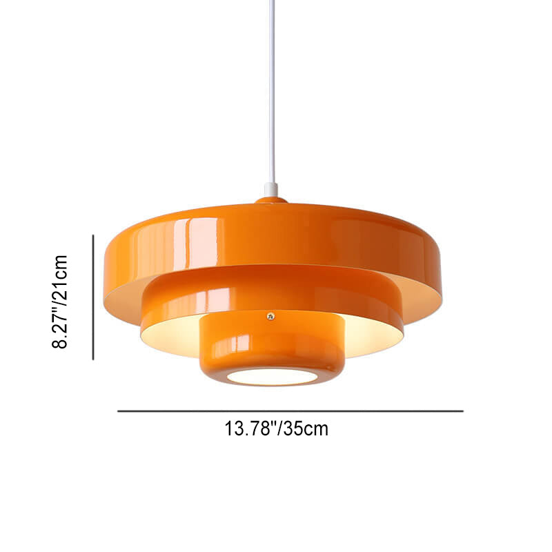 Vintage Multi-Layered Pendant Light – A Fusion of Modern Elegance & Retro Charm