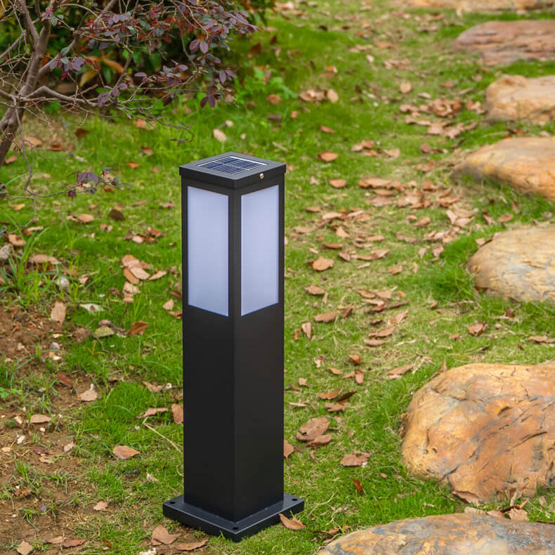 Modern Square LED Bollard Light – Waterproof Outdoor Pathway Lamp