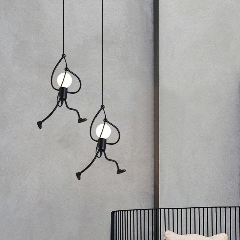 Retro Metal Pendant Light – Playful and Adjustable Design for a Unique Ambiance