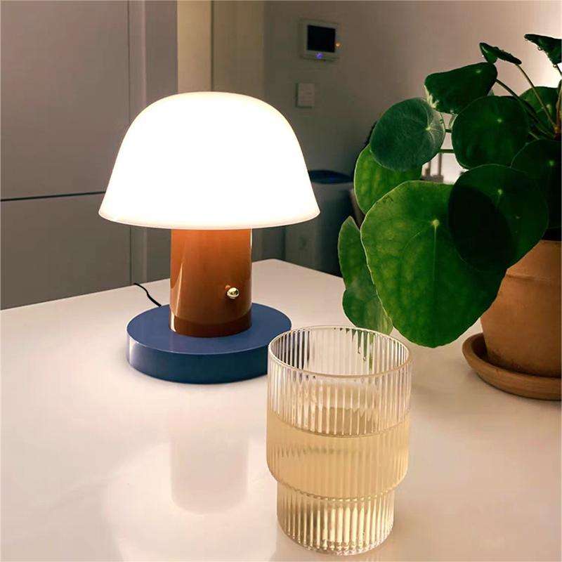 Mushroom LED Table Lamp – Whimsical Elegance with Soft Ambient Lighting