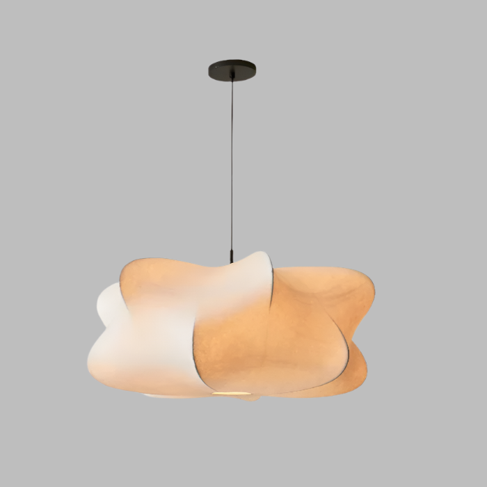 Wabi-Sabi Silk Pendant Light – Embracing Imperfection with Timeless Elegance