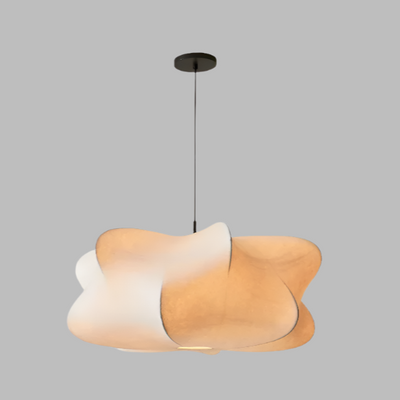Wabi-Sabi Silk Pendant Light – Embracing Imperfection with Timeless Elegance