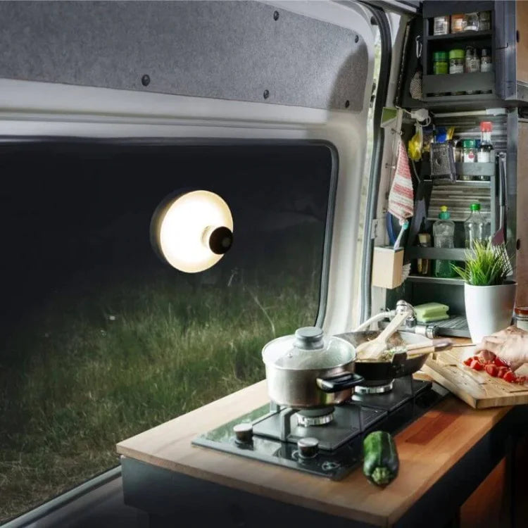 Rechargeable LED Suction Cup Light – Portable, Dimmable & USB-Powered
