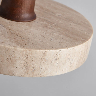 Vintage Wabi-Sabi Stone Pendant Light – Natural Elegance with Warm LED Glow