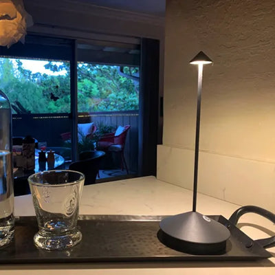 Modern Wireless LED Table Lamp – Adjustable, Waterproof & Rechargeable