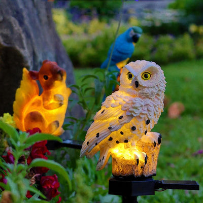 Solar Owl Garden Light – Charming & Weatherproof Outdoor LED Lamp