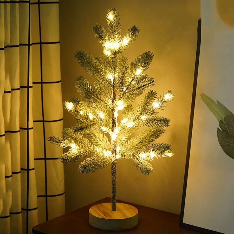 TwinklingTree™ Christmas Tree Night Light – 50cm LED Holiday Decor