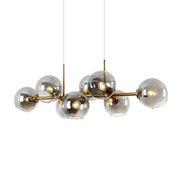 Nordic Glass Ball Chandelier – Modern Elegance with Timeless Charm