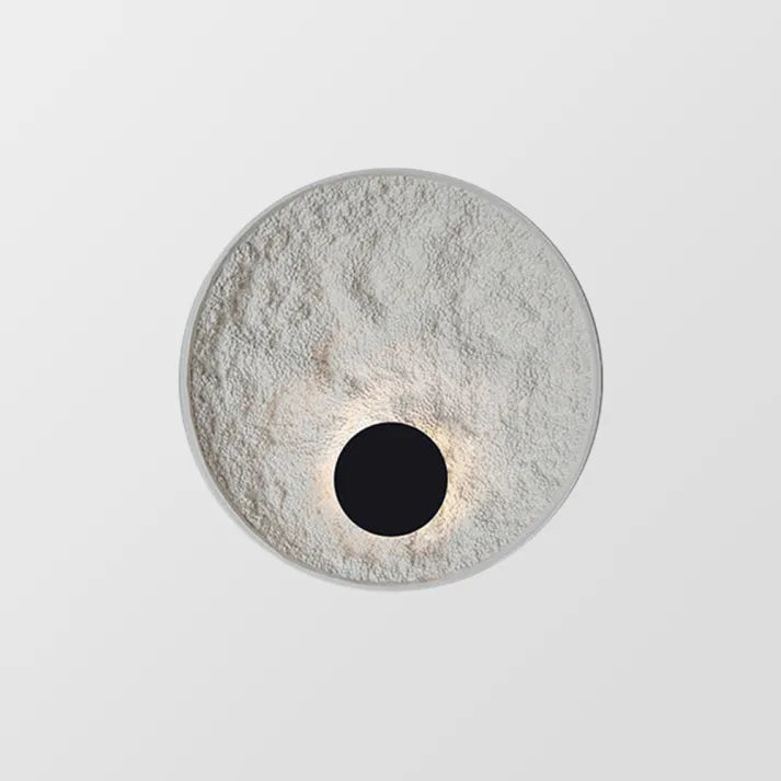 Round Moon Globe Wall Light – Contemporary Elegance with Soft LED Glow