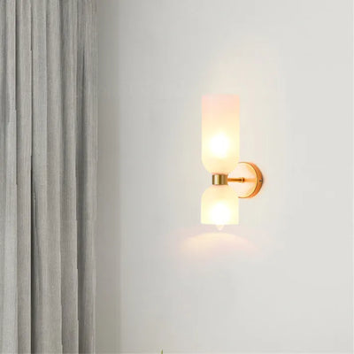 LED Double-Head Glass Wall Light – Elegant & Modern Wall Sconce