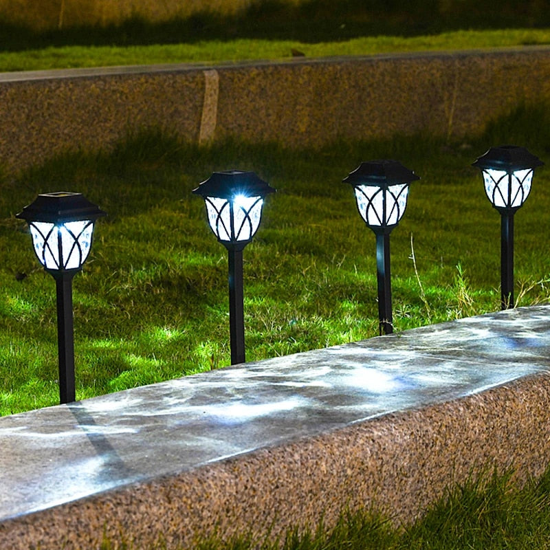 SolarPath LED Garden Lights – Solar-Powered Pathway Lighting (Set of 4)