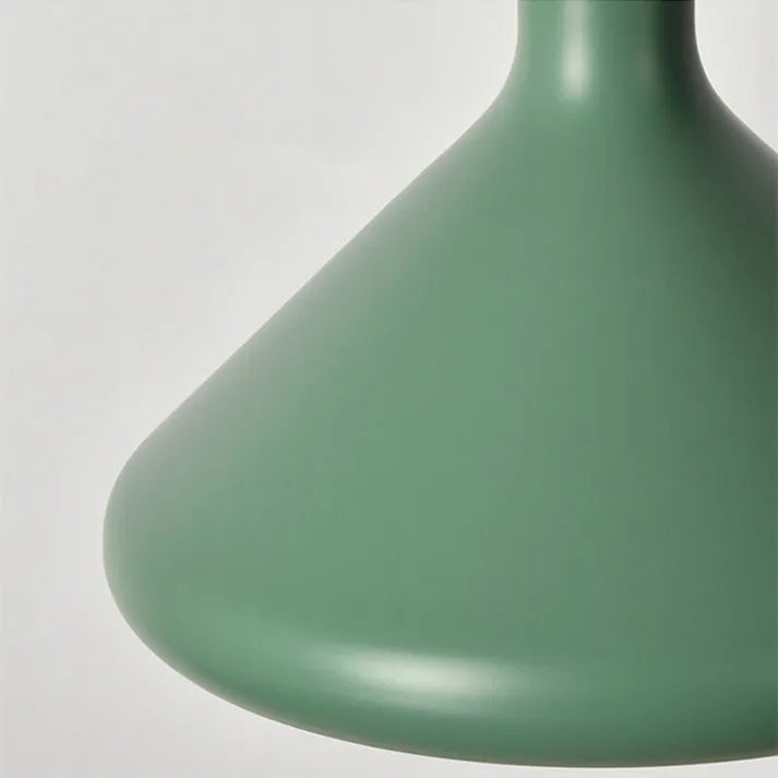 French Macaron Cone Pendant Light – Playful & Elegant Metal Hanging Lamp (E26/E27)