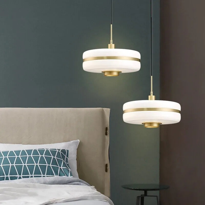 Nordic Luxury Glass Pendant Light – Minimalist Elegance for Modern Interiors