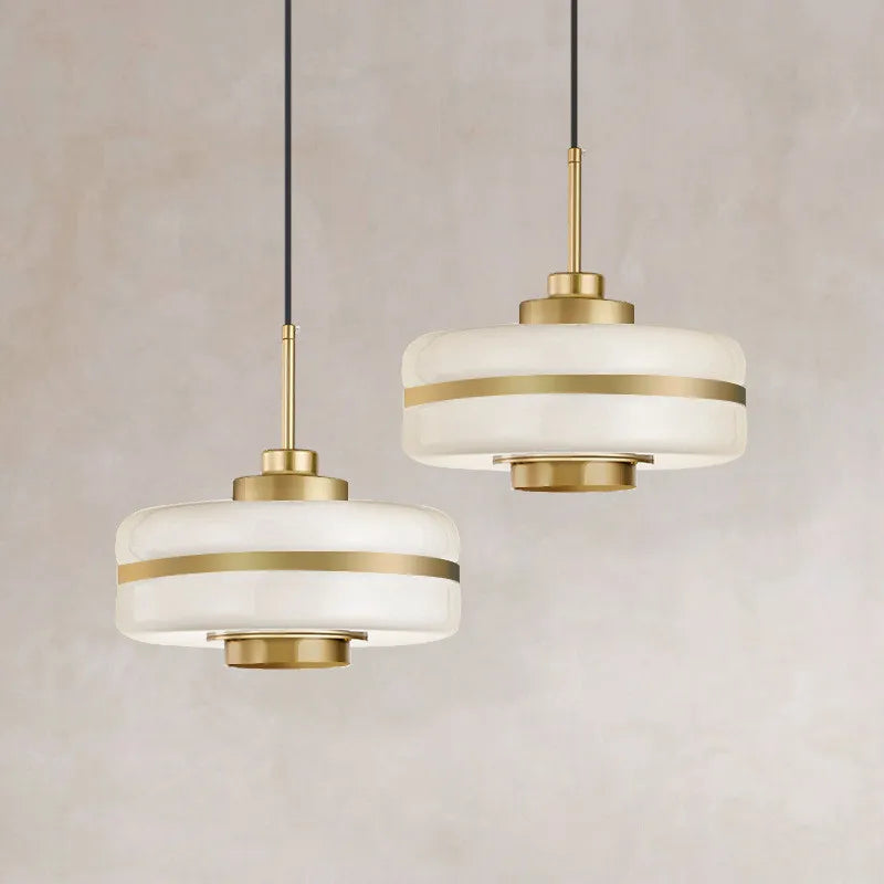 Nordic Luxury Glass Pendant Light – Minimalist Elegance for Modern Interiors