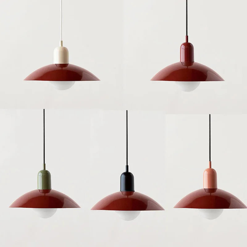 Macaron Pendant Light – Colourful Glass Shade for Modern Interiors