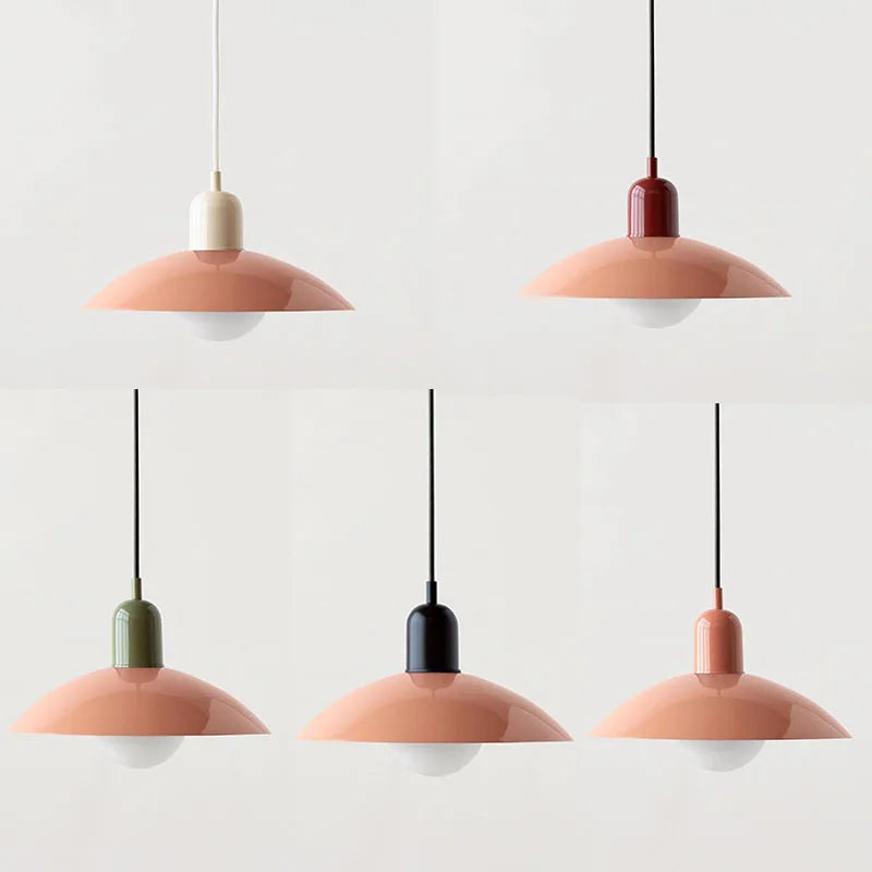 Macaron Pendant Light – Colourful Glass Shade for Modern Interiors