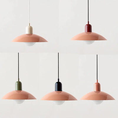 Macaron Pendant Light – Colourful Glass Shade for Modern Interiors