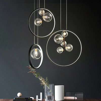 Modern Glass Pendant Light – Elegant Industrial Design for Stylish Interiors