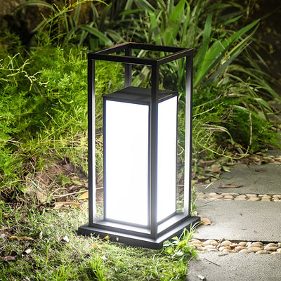 Solar Patio Lamp – Waterproof Stainless Steel LED Outdoor Light