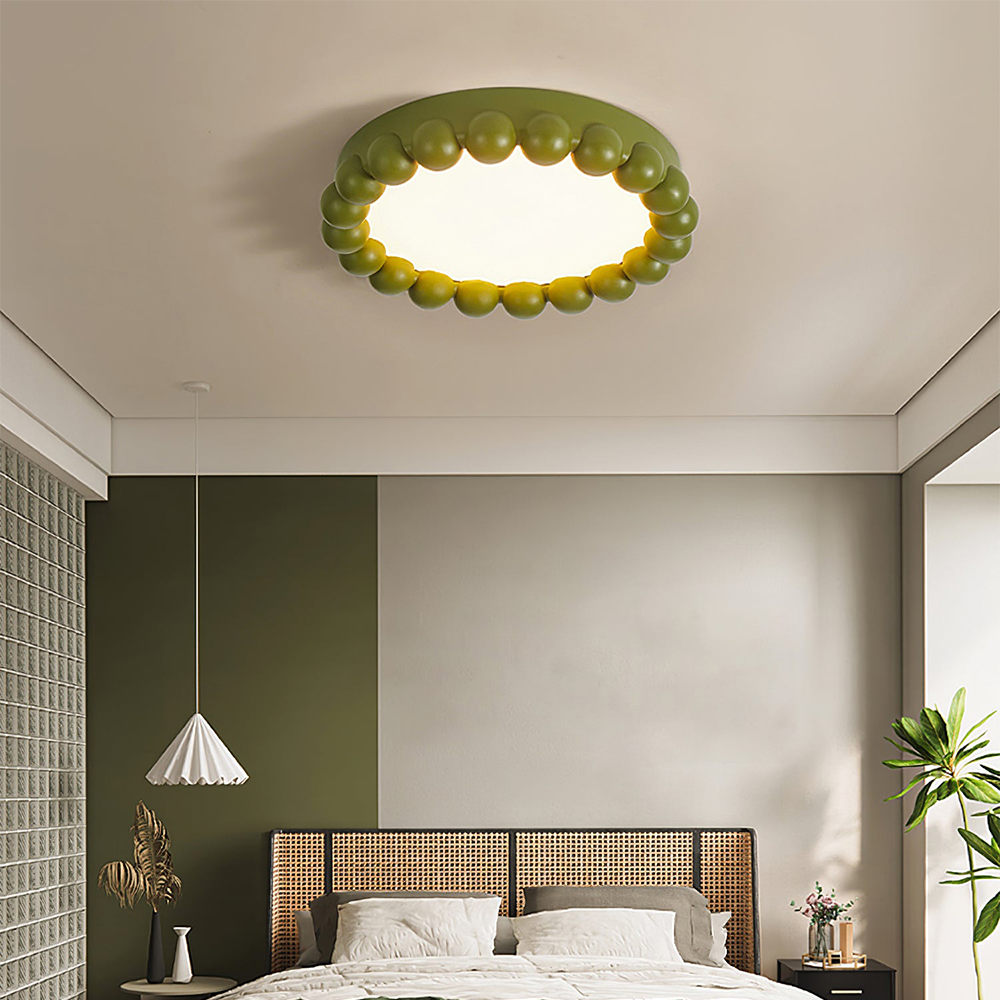 Molina LED Ceiling Light – Modern Resin & Acrylic Design with 3-Step Dimming