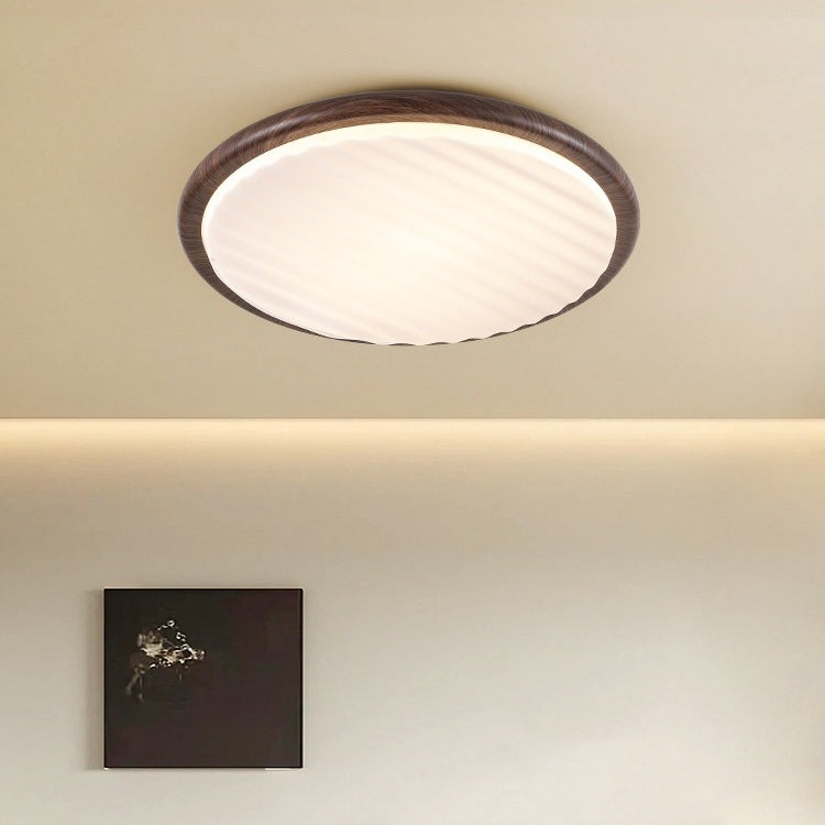 Wooden Wrinkles LED Ceiling Light – Natural Elegance with Modern Technology