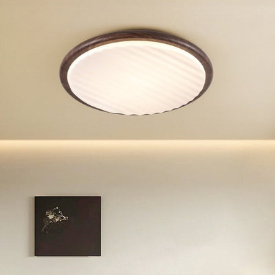 Wooden Wrinkles LED Ceiling Light – Natural Elegance with Modern Technology