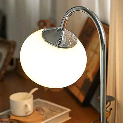 Marshmallow Metal & Glass Table Lamp – Soft Diffused Light for a Cosy Ambience