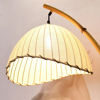 Japanese Bamboo Floor Lamp – Minimalist Zen-Inspired Lighting for a Tranquil Atmosphere