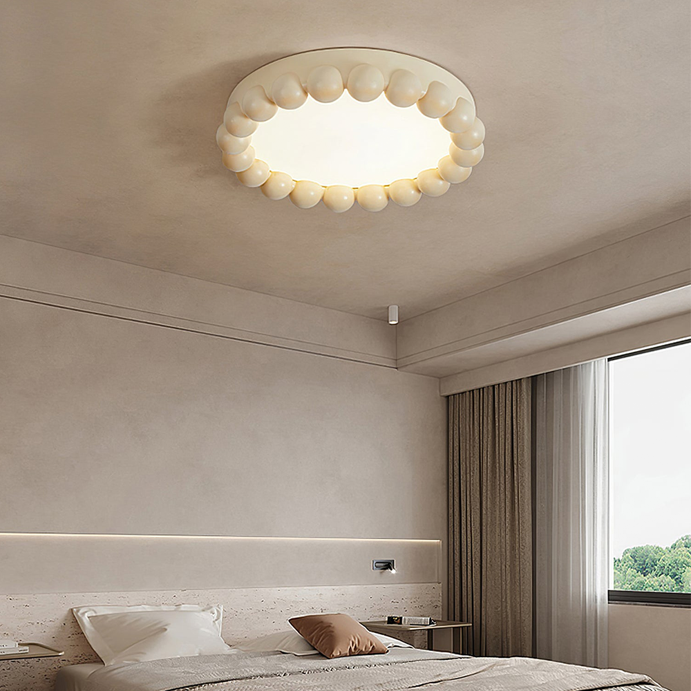 Molina LED Ceiling Light – Modern Resin & Acrylic Design with 3-Step Dimming
