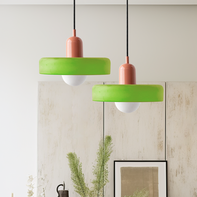 Bauhaus Pendant Light – A Timeless Fusion of Stained Glass & Modern Functionality