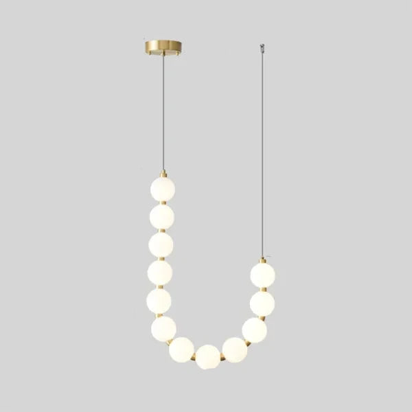 Luxury White Necklace Chandelier – Elegant Jewellery-Inspired Lighting