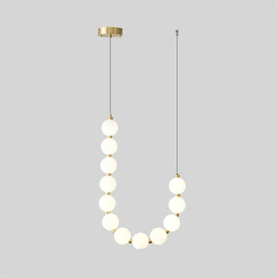 Luxury White Necklace Chandelier – Elegant Jewellery-Inspired Lighting