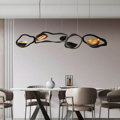 Modern Artistic Pendant Light – Sculptural LED Ceiling Fixture with Dimmable Option