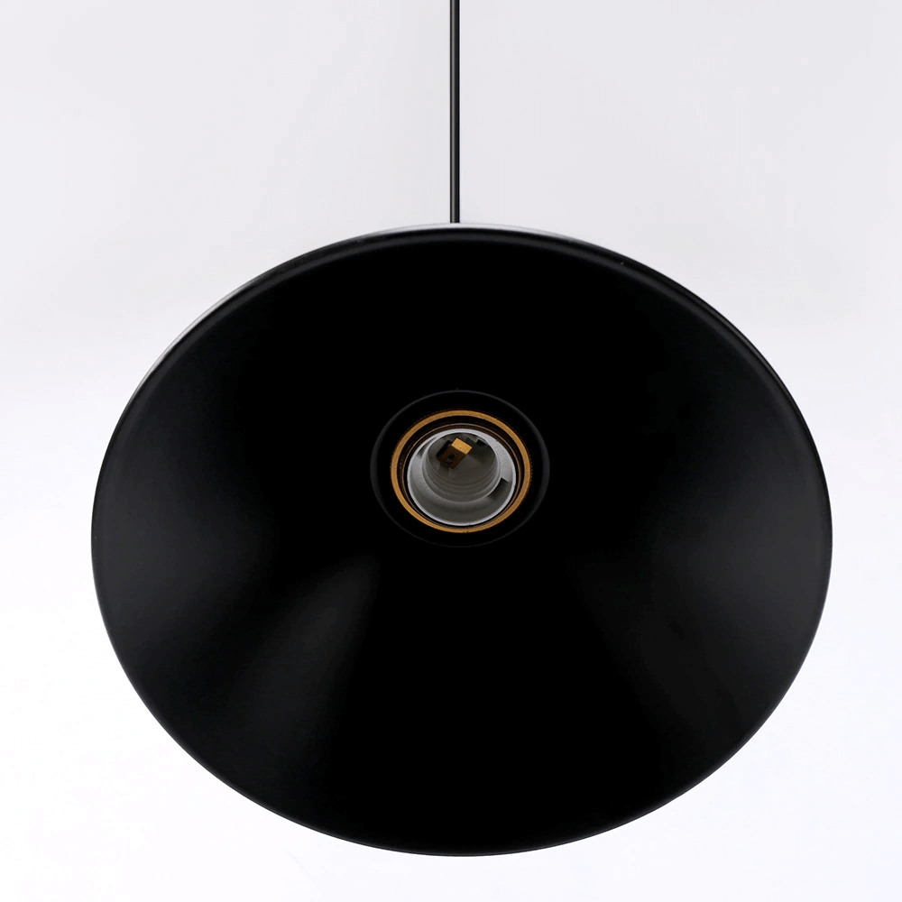 Vintage Brass Cone Pendant Light – Classic Industrial-Inspired Hanging Lamp