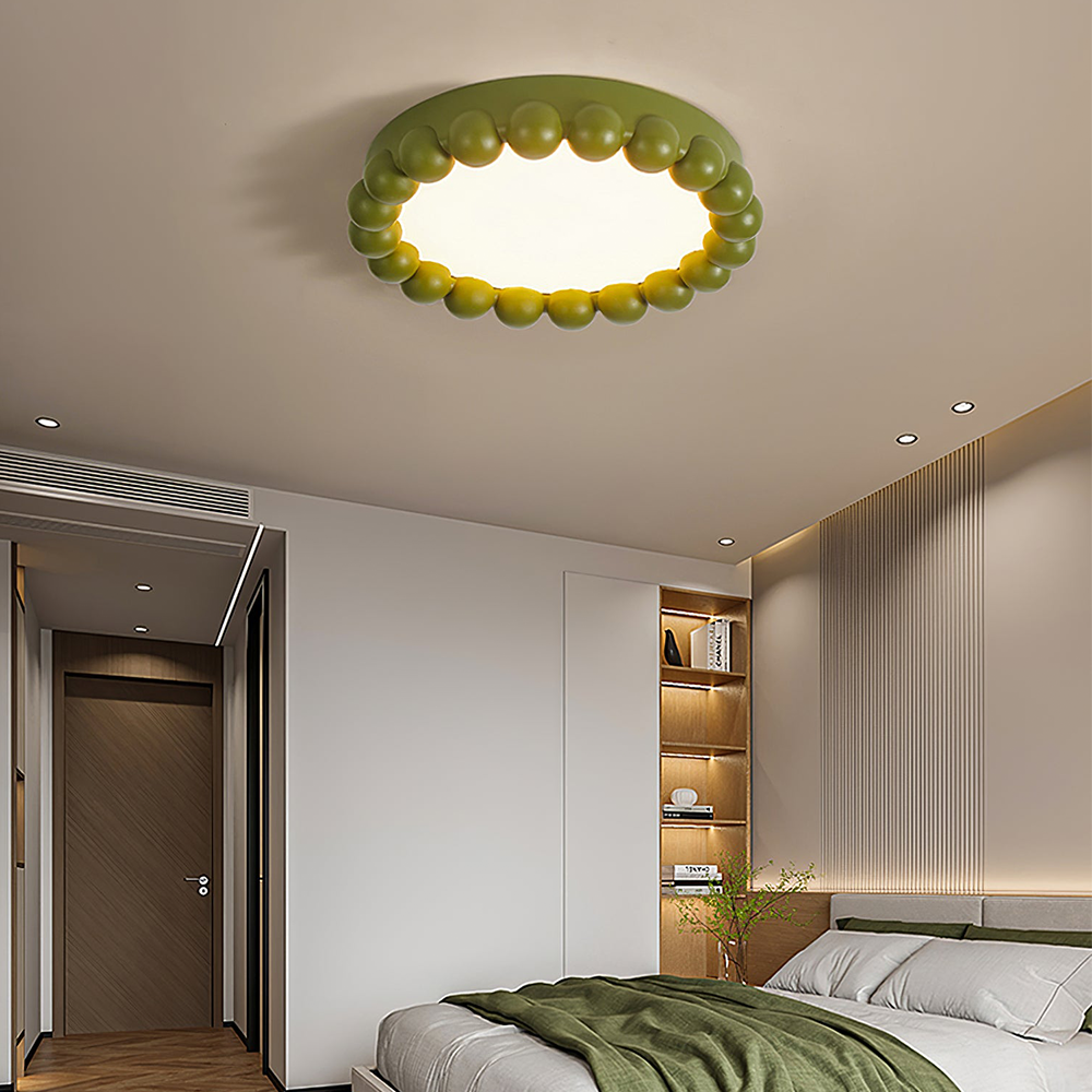 Molina LED Ceiling Light – Modern Resin & Acrylic Design with 3-Step Dimming