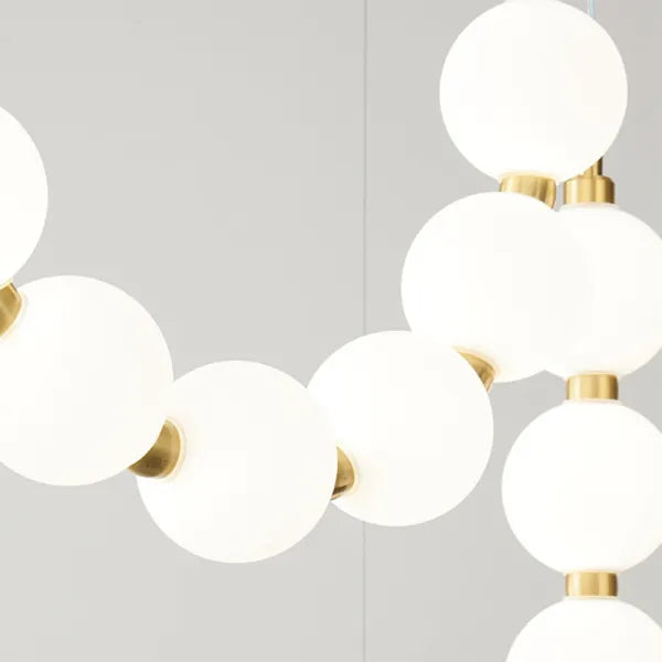 Luxury White Necklace Chandelier – Elegant Jewellery-Inspired Lighting