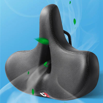 CycloComfort Extra-Wide Bike Saddle – Ergonomic & Shock-Absorbing Comfort