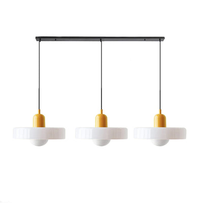 Simple Bauhaus Pendant Light – Minimalist Glass Hanging Lamp for Modern Interiors