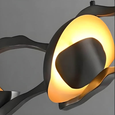 Modern Artistic Pendant Light – Sculptural LED Ceiling Fixture with Dimmable Option