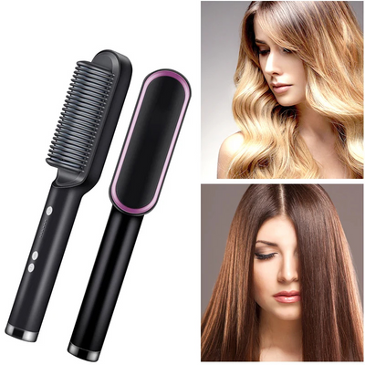 Élégance Straightening Brush – Smooth, Shiny Hair in Minutes